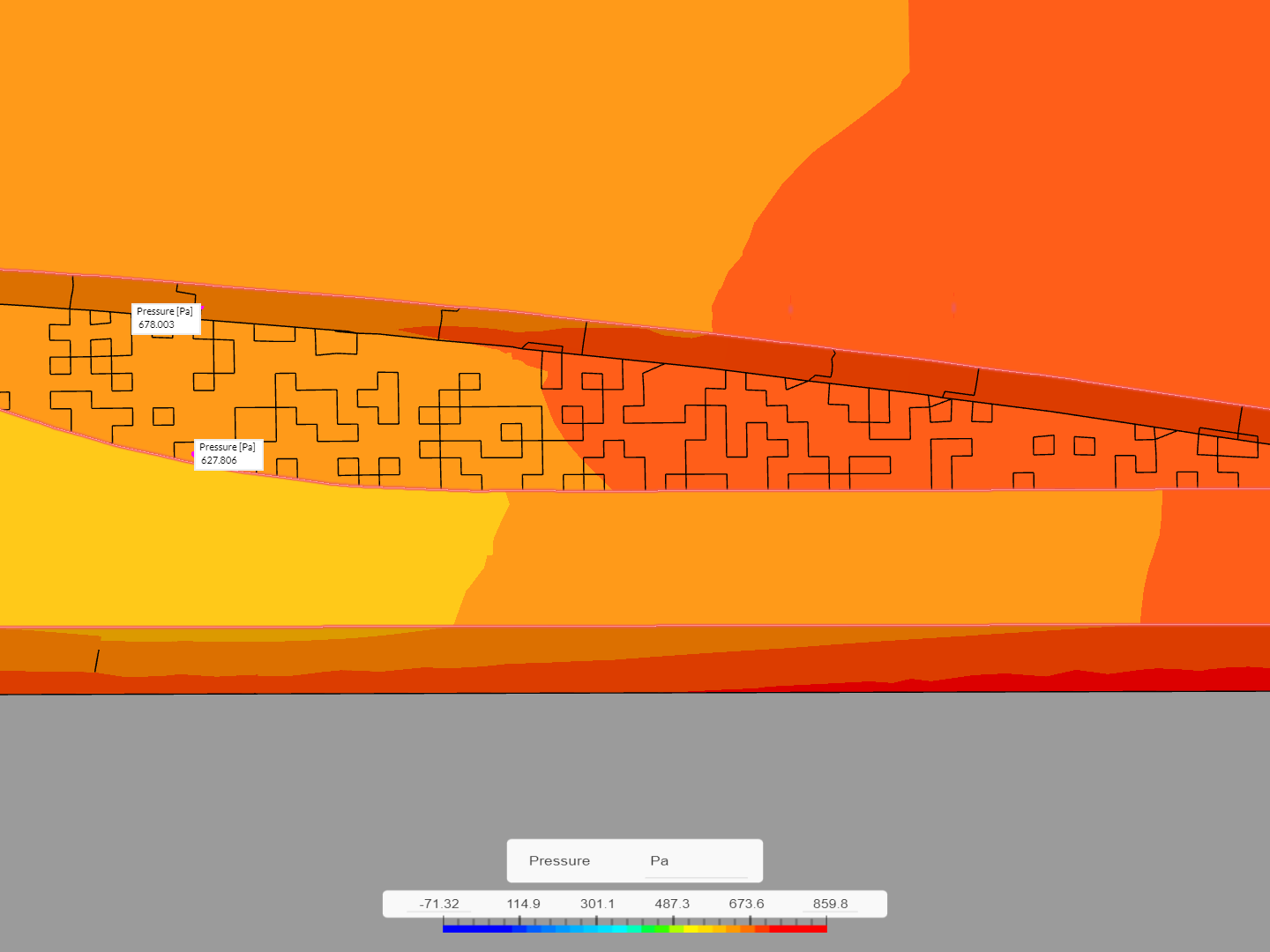Aerodynamic simulation F1 front wing by d10 | SimScale