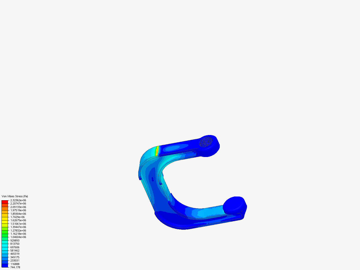 CClamp FEA by d8hunter SimScale