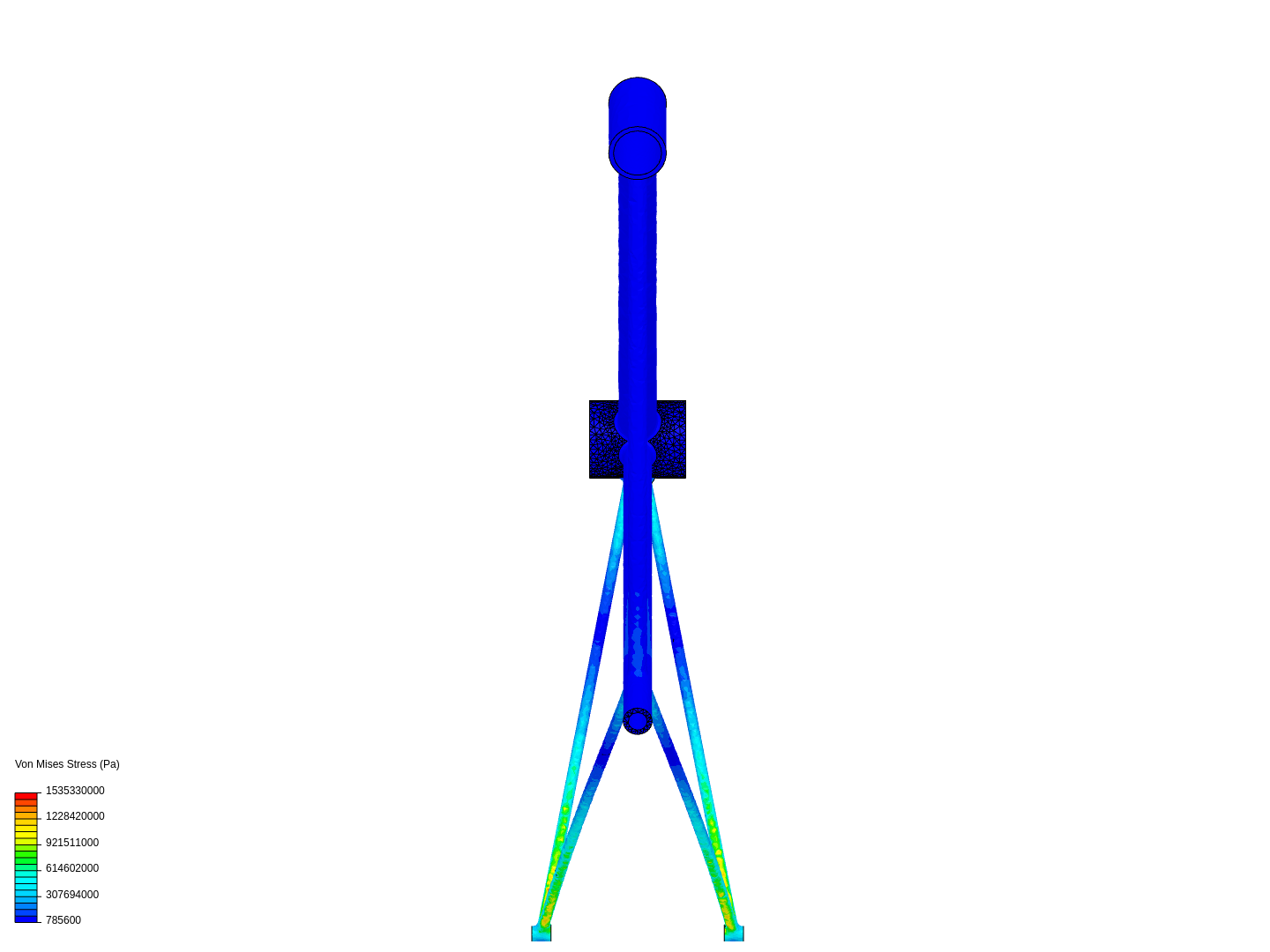 Stress Analysis of a Bicycle Frame image