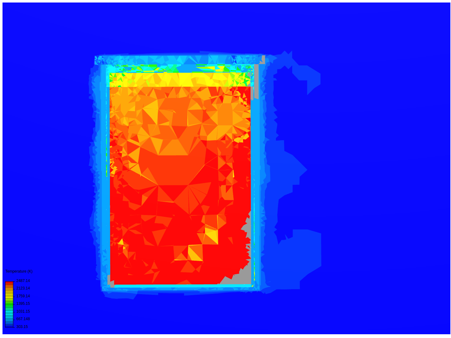 Battery thermal image