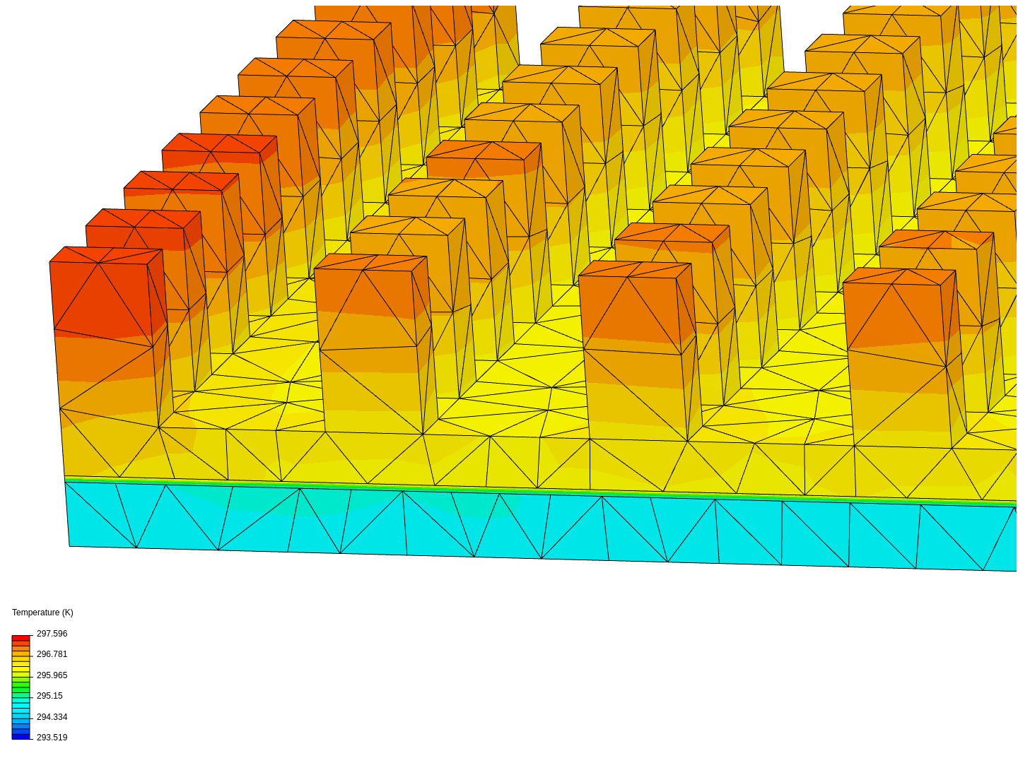 Thermal simulation image