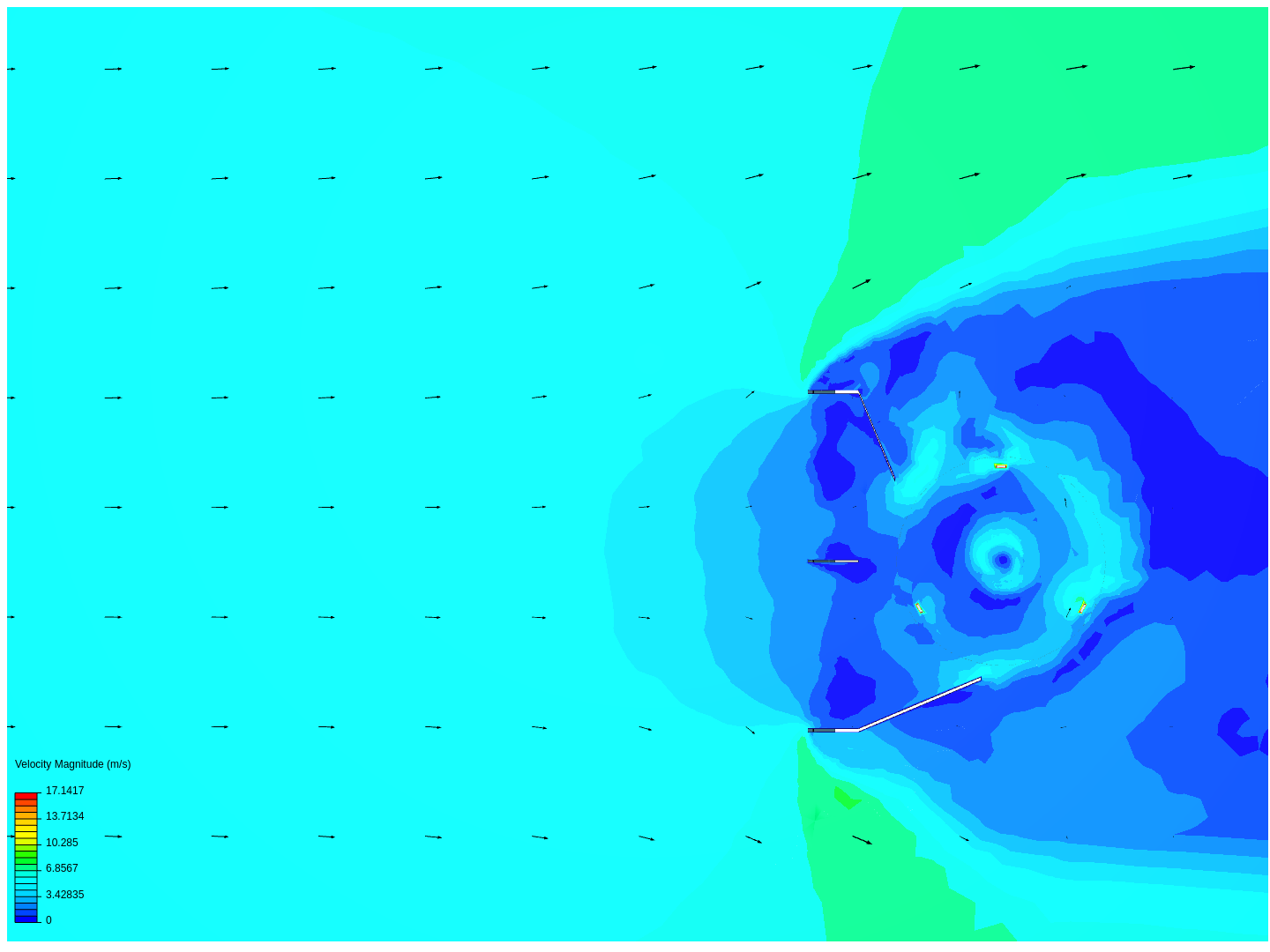Vertical axis turbine with duct - coarse mesh - Model 1 - redo by ...