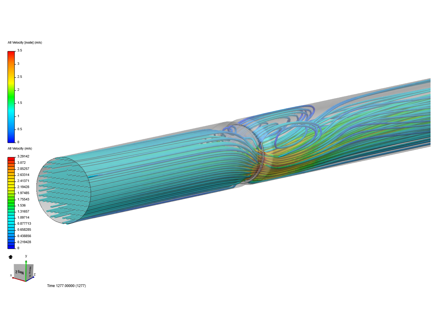 CFD Analysis of Water Flow through a Gate Valve -test by donvic | SimScale