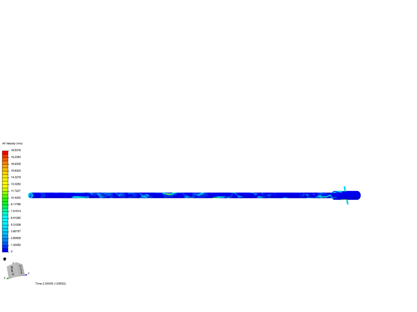 Multiphase simulation of Non-newtonian flow two axial by donvic | SimScale