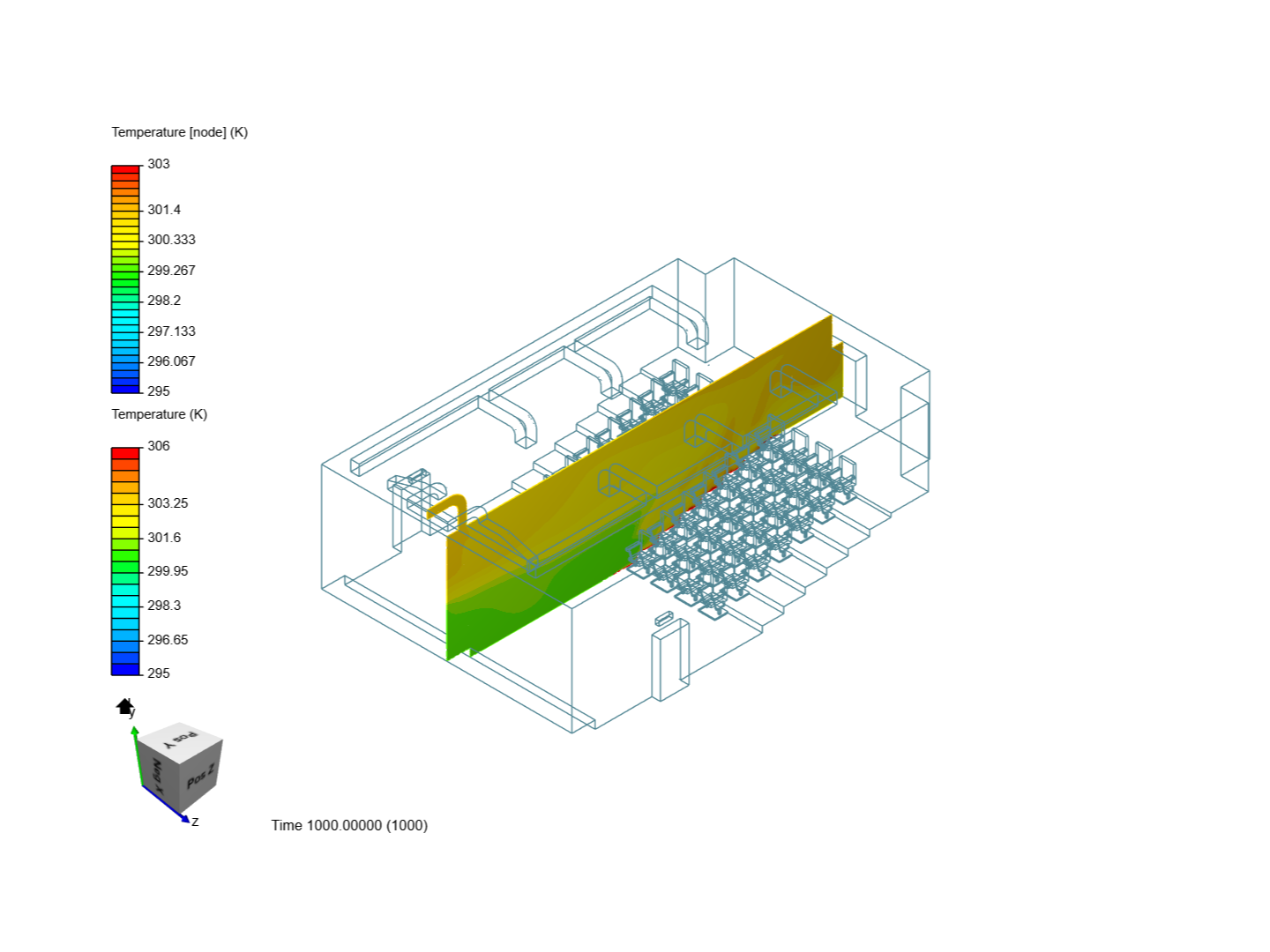 Thermal Comfort Analysis in a Theater Room CHT image