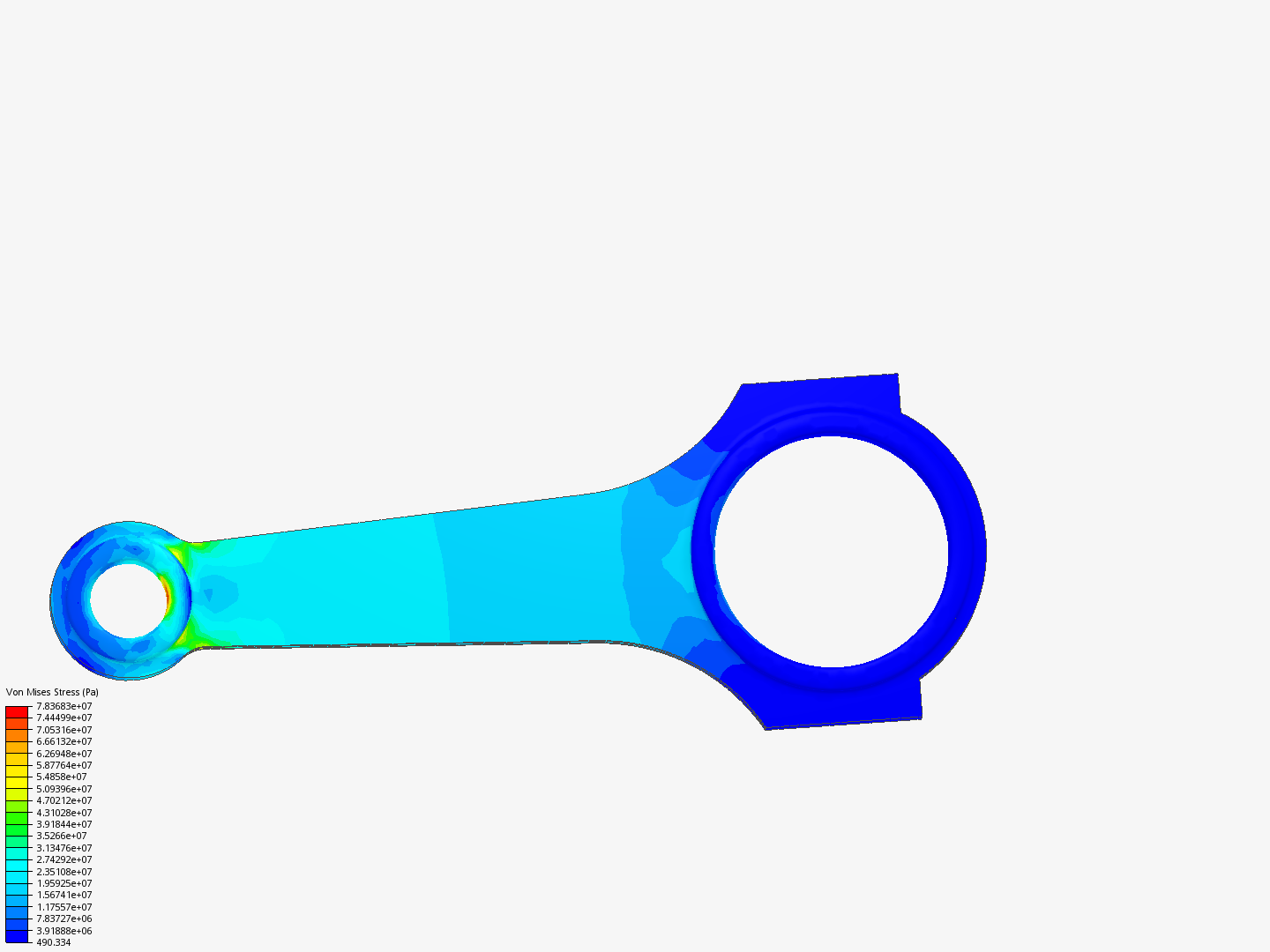 Tutorial 1: Connecting rod stress analysis by dpesigan