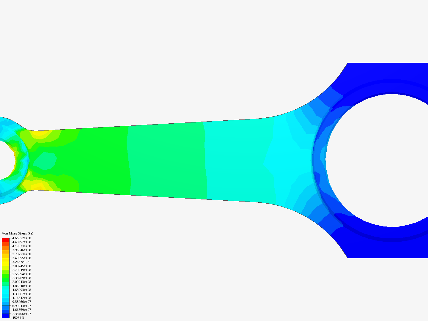 Tutorial 1: Connecting rod stress analysis by dshestakova | SimScale