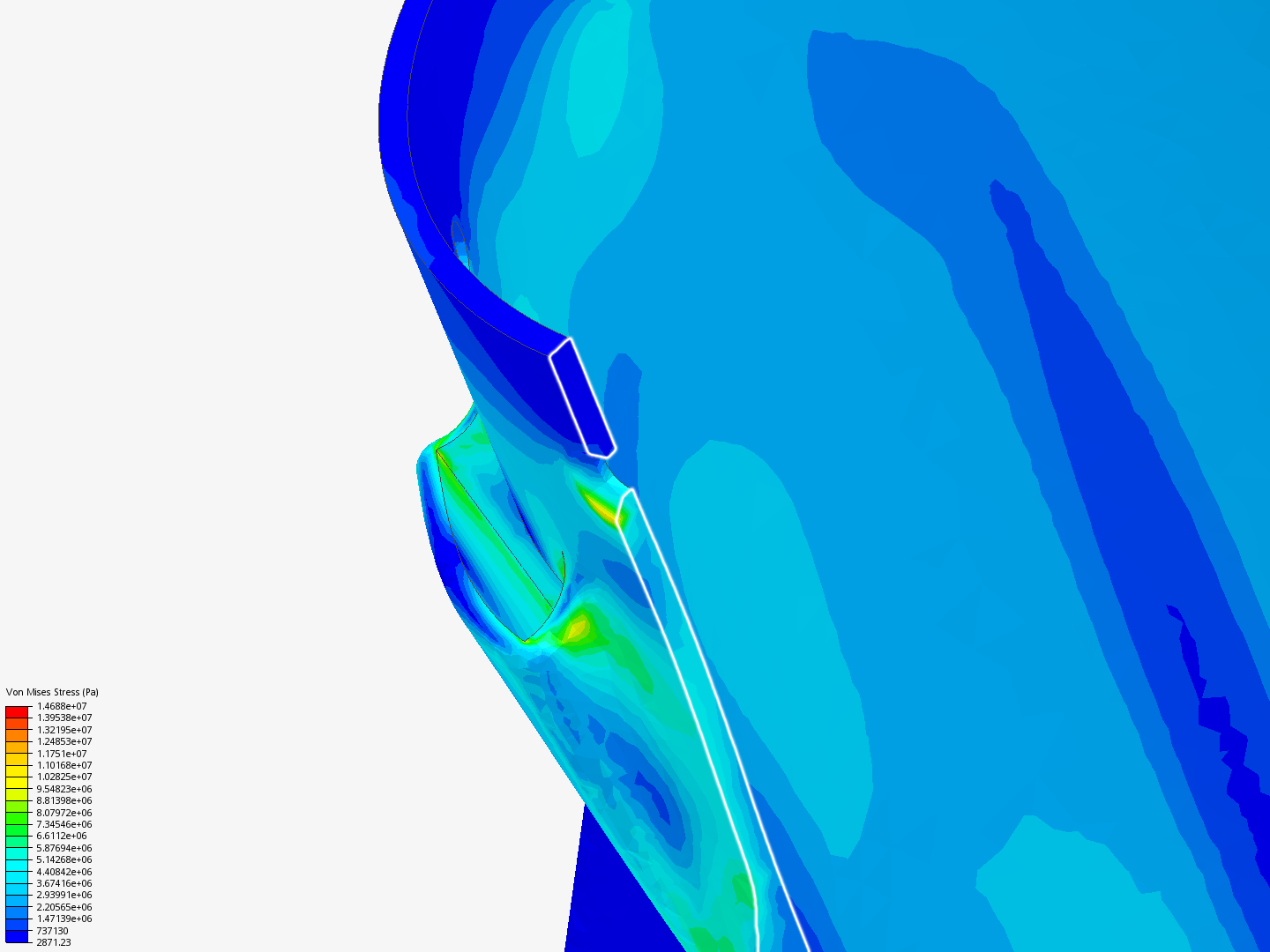 G74 Fin FEA by dsmalley01 | SimScale