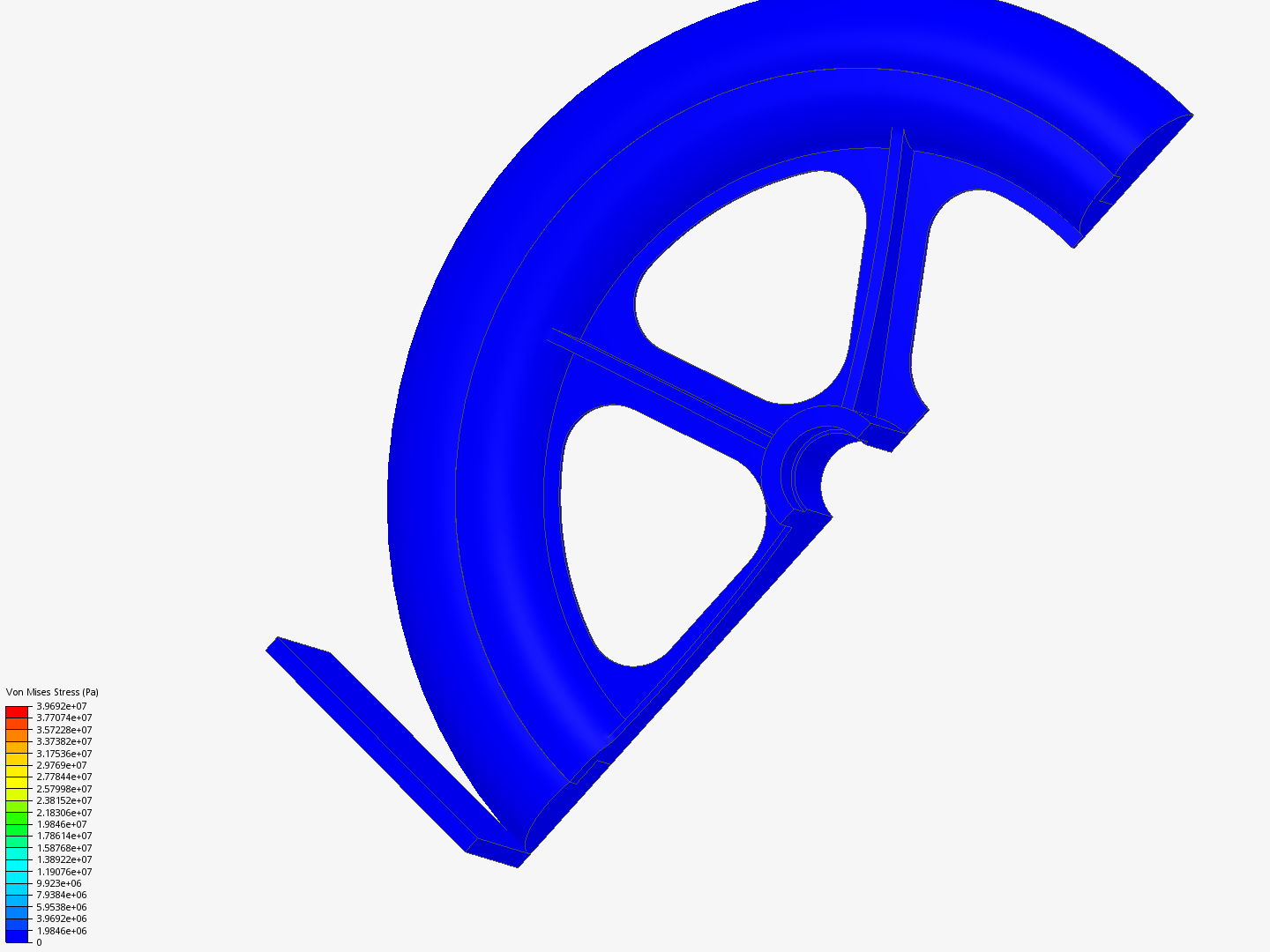 Tutorial: Nonlinear Analysis of a Wheel by dyoo | SimScale