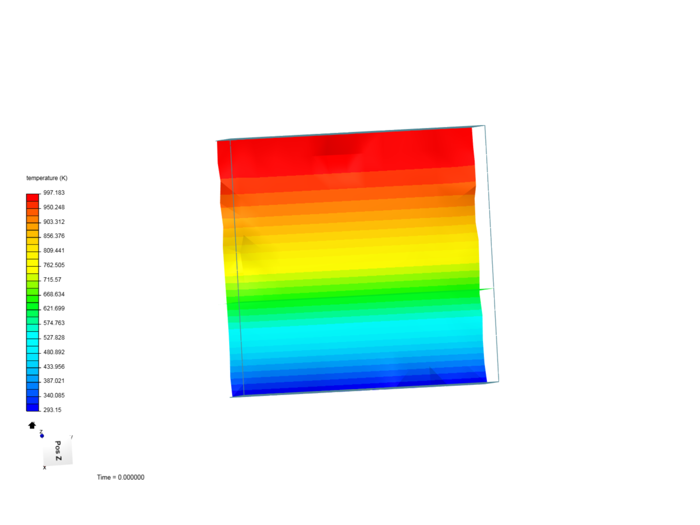 Laser heating test image