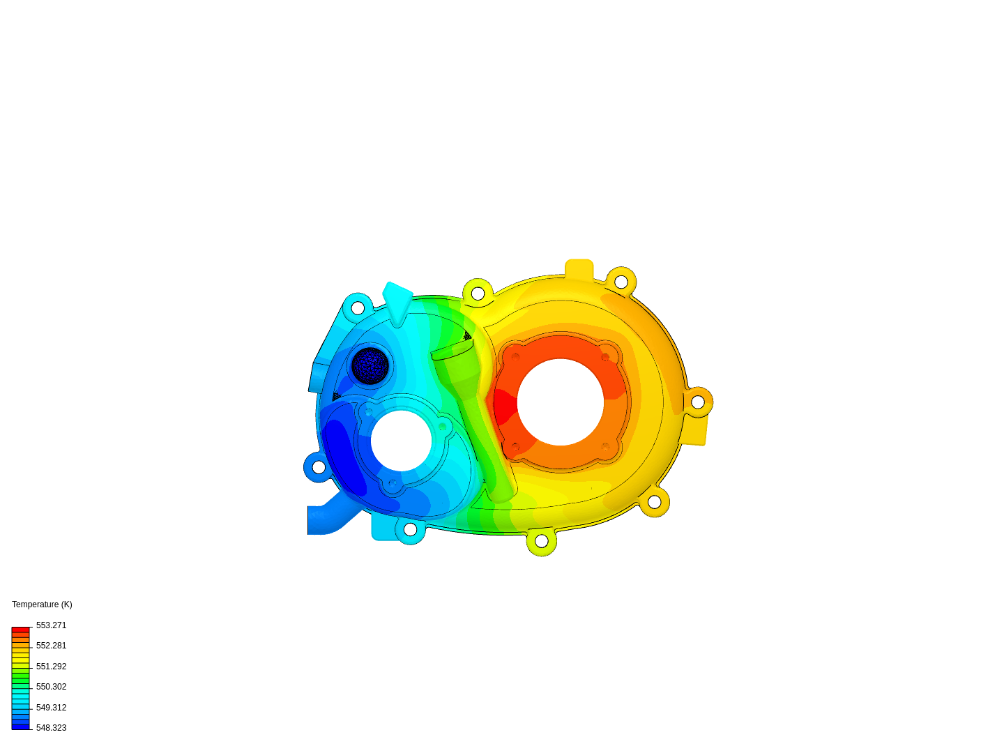 Differential casing thermal analysis by ebiglete SimScale