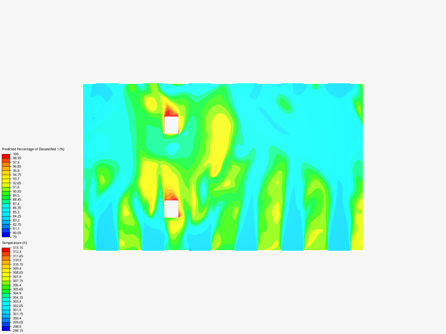 3 - Factory thermal comfort simulation - Forced ventilation ( air ...