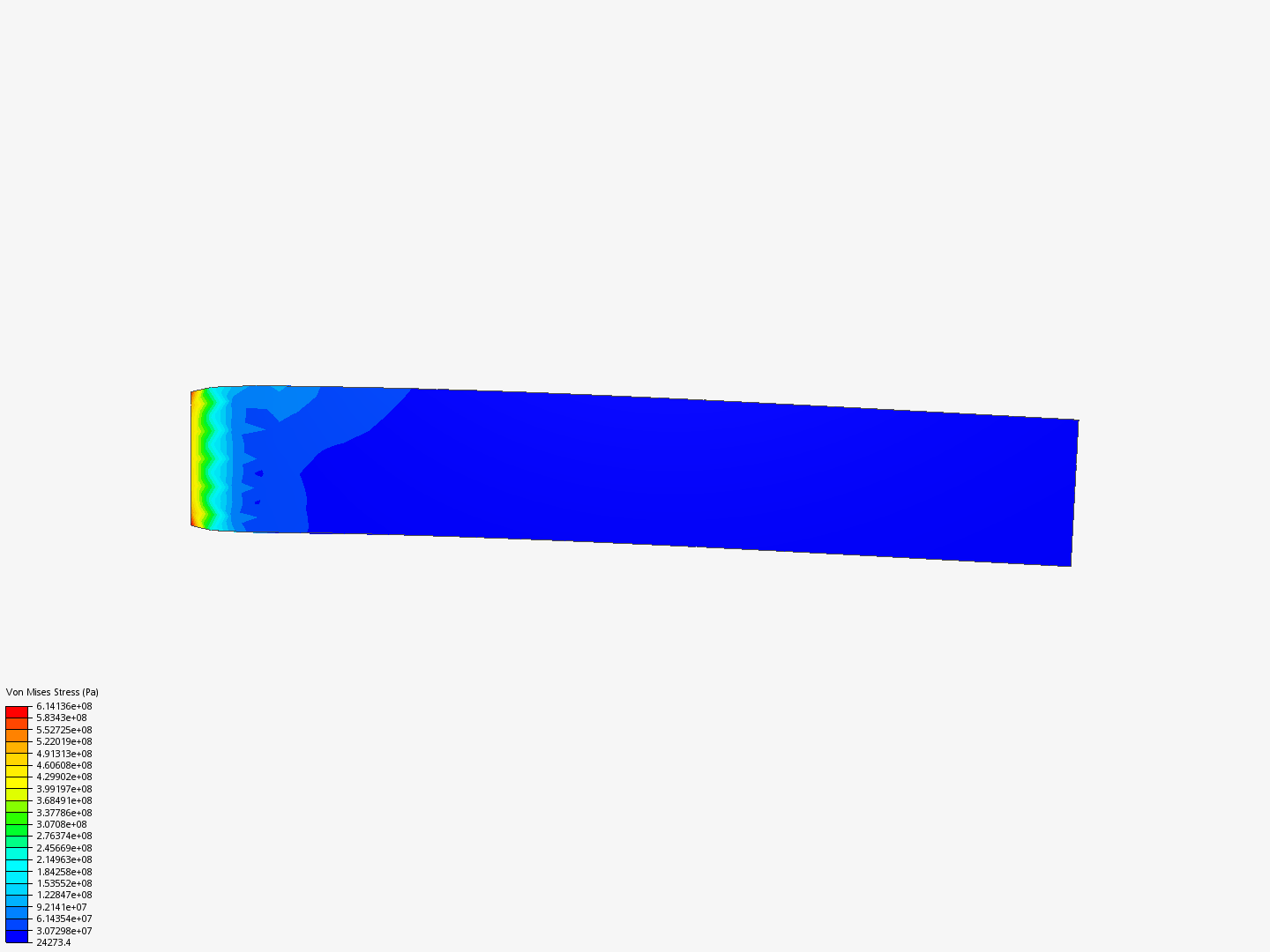 bending of a steel bar image