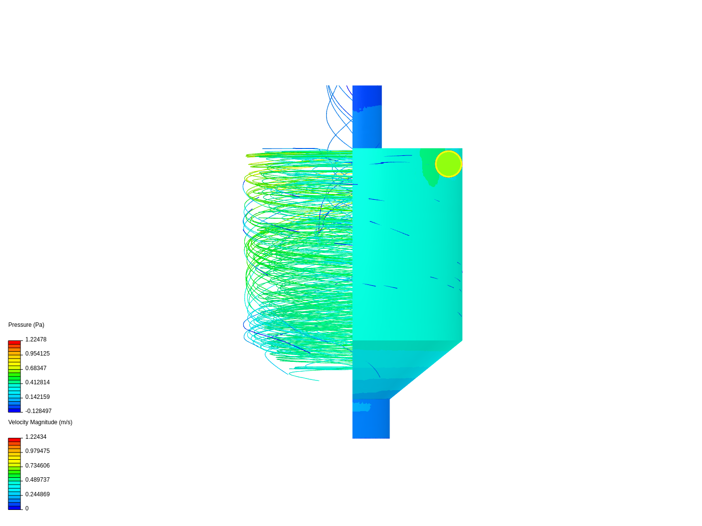 Tutorial - Flow through a cyclone seperator by eky_hakiki | SimScale