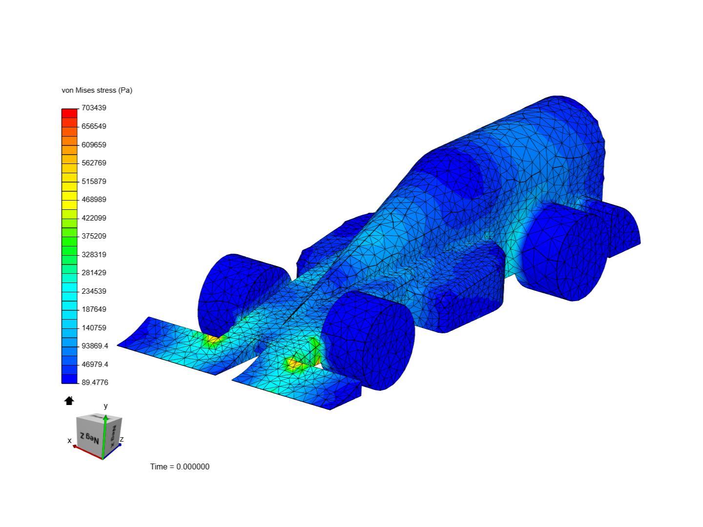 F1 Car - Thermomechanical Analysis image