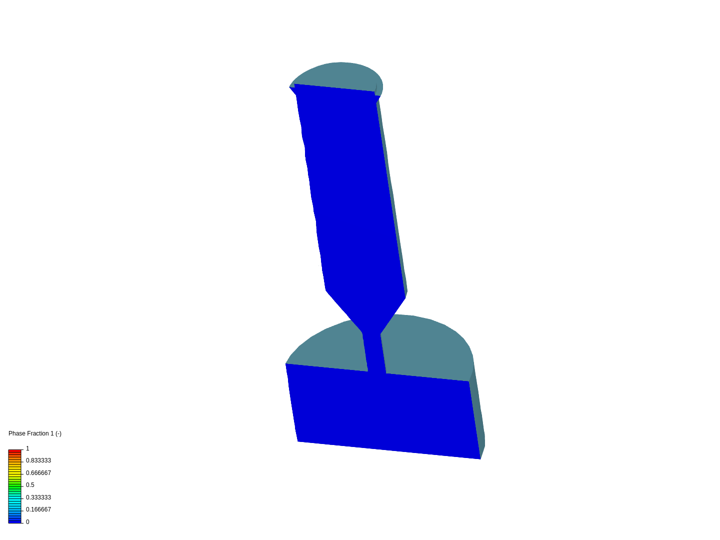 3D Printer nozzle Multiphasic Simulation image