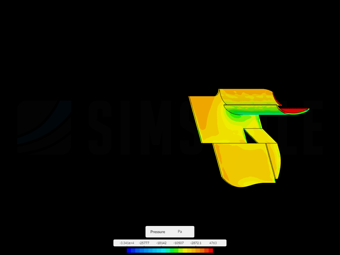 (Final) F1 Rear Wing Downforce Simulation image