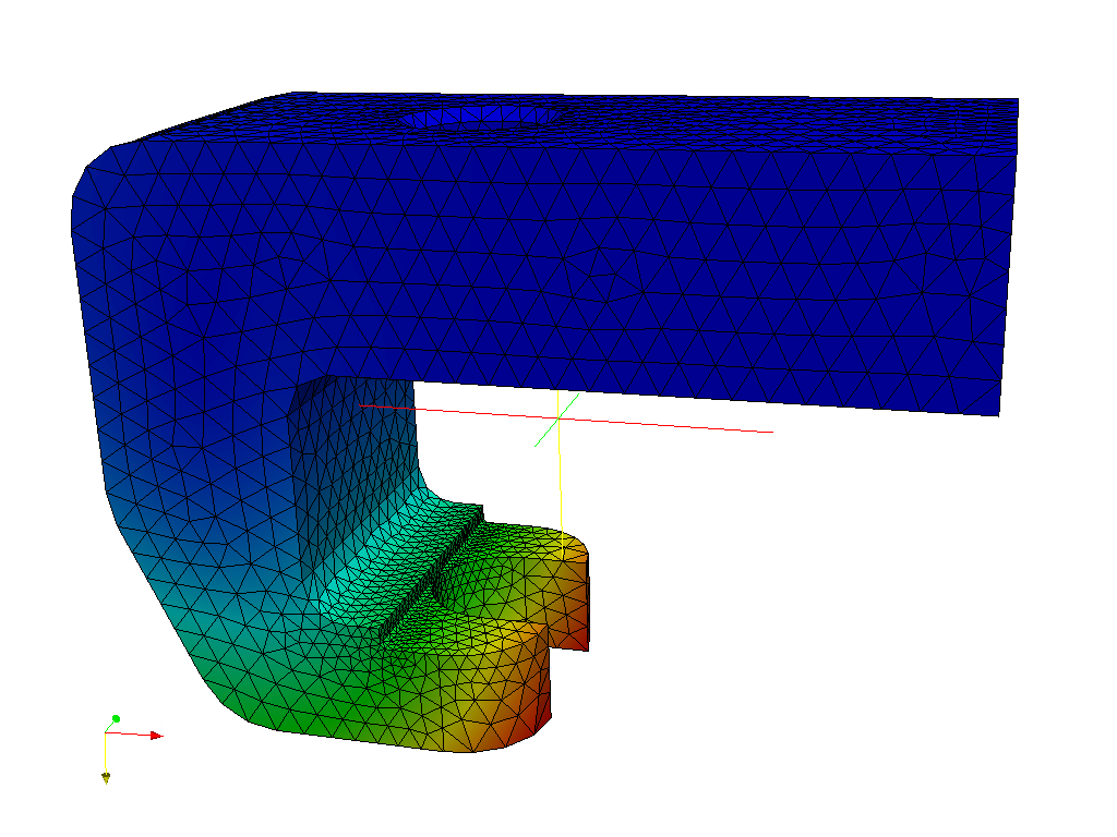 cclamp stress test by ezorii SimScale