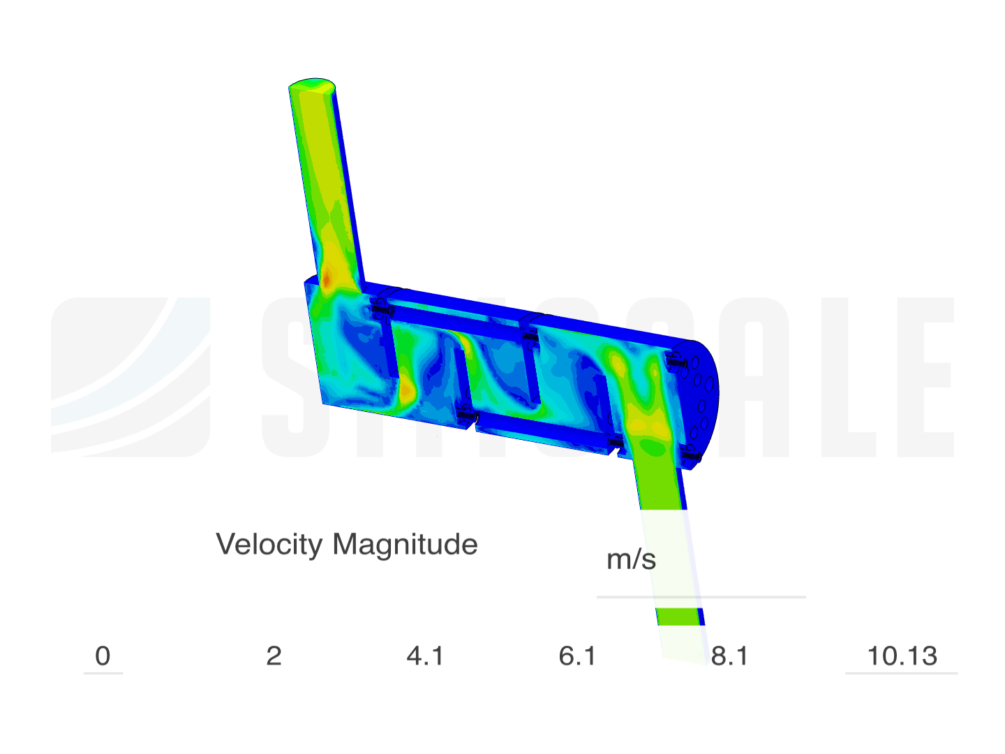Exchanger CFD image