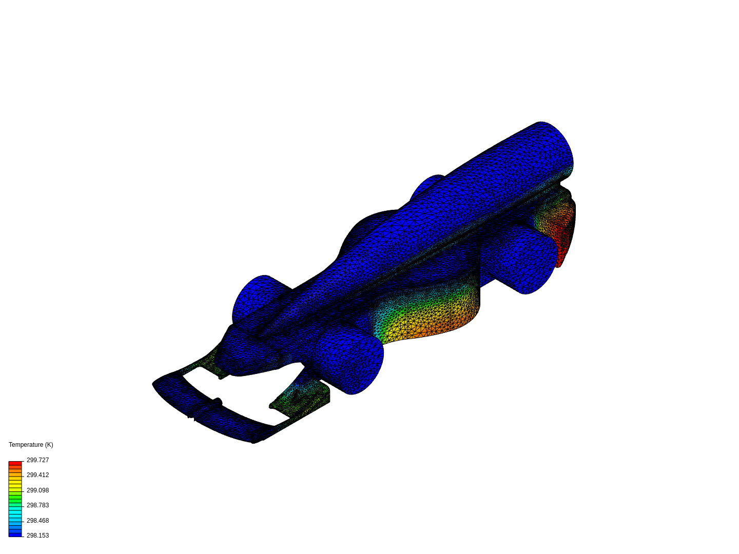 GM4 von mises stress and displacement image
