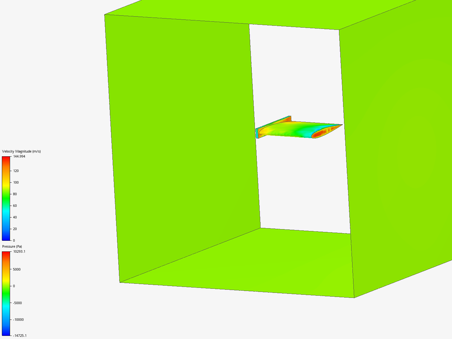 Take 3- Flow Analysis of a Model Kite Wing by fvakakis | SimScale