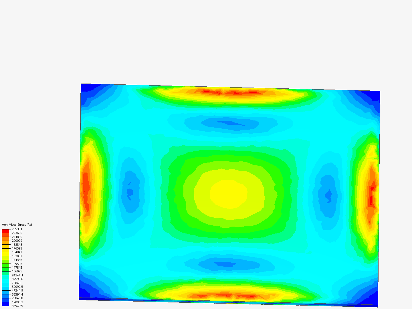 Panel deflection validation by gcanuel | SimScale