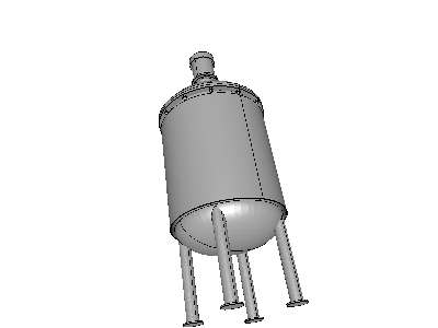 mixing tank with agitator by gek_tong93 | SimScale