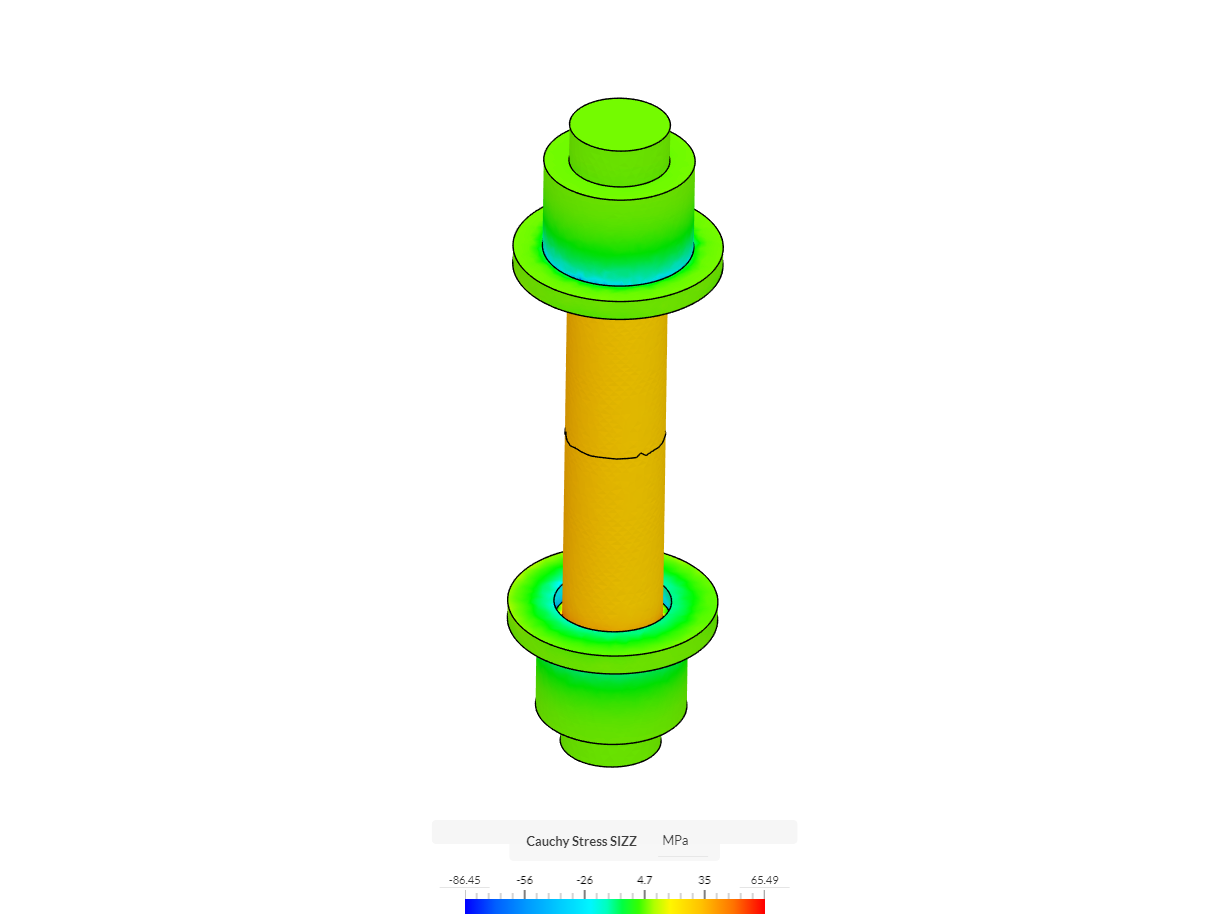 Validation Case: Flange Bolt Pretension image