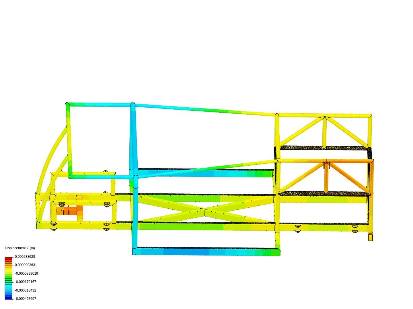 LADDER SIMULARTION WITH ALL CLAMPS by gnithin | SimScale