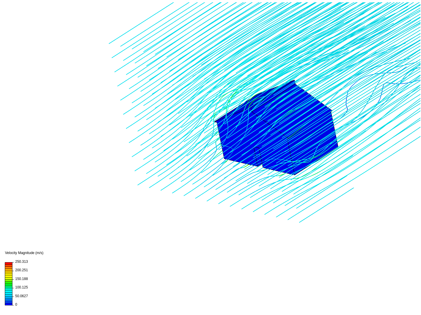 Low Rise Wind Load on Front  Face (CFD Project) image