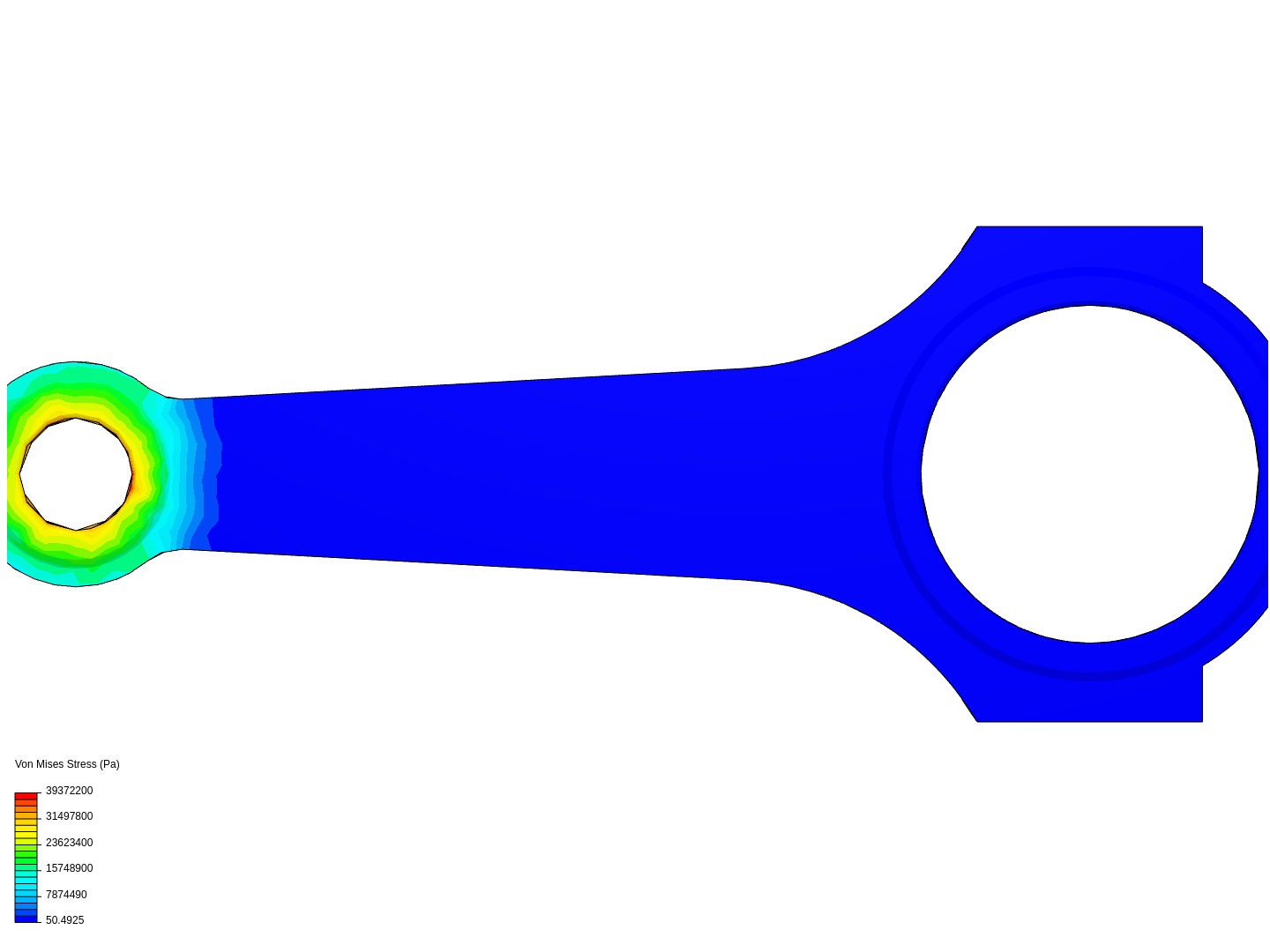 Tutorial 1: Connecting rod stress analysis image