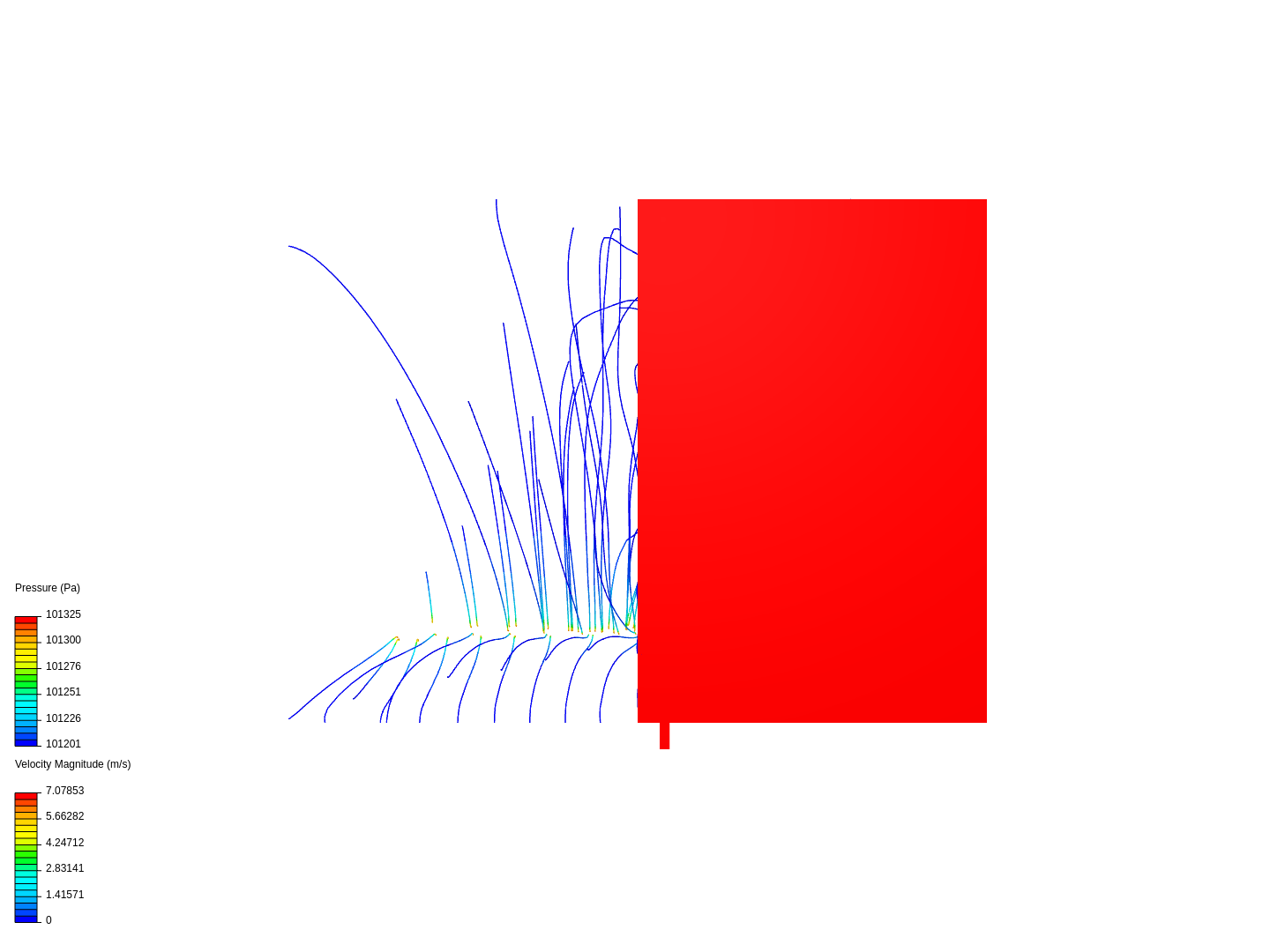 Floor seat vent - successful flow simulation -  compressible image