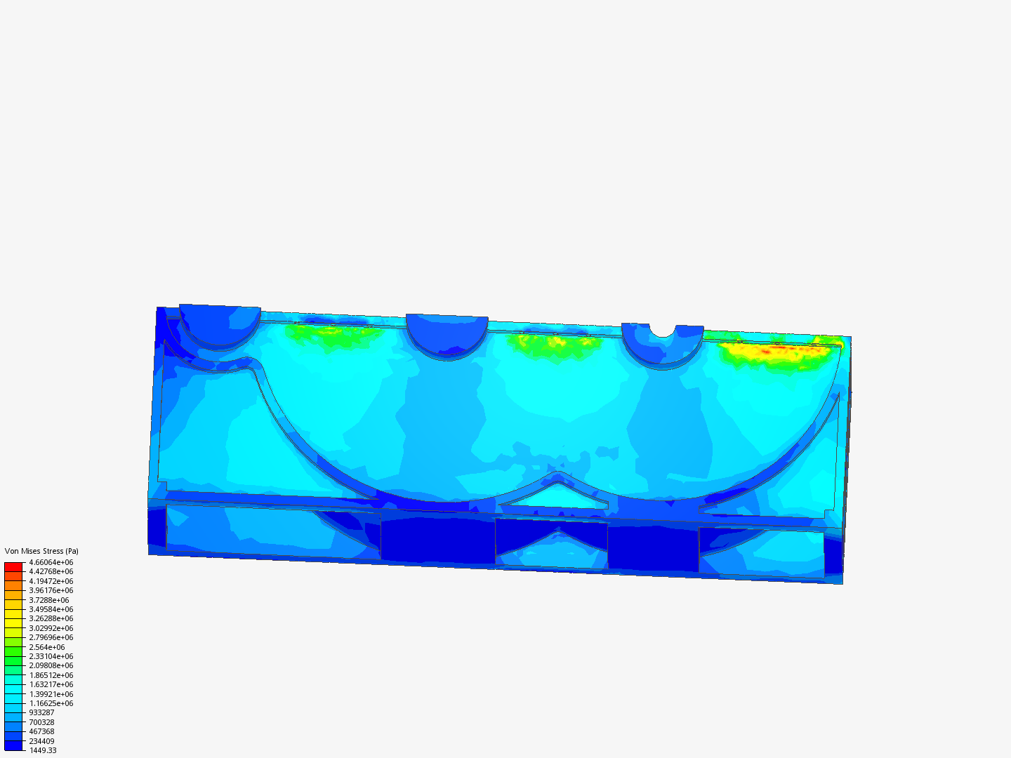 gearbox casing fea image