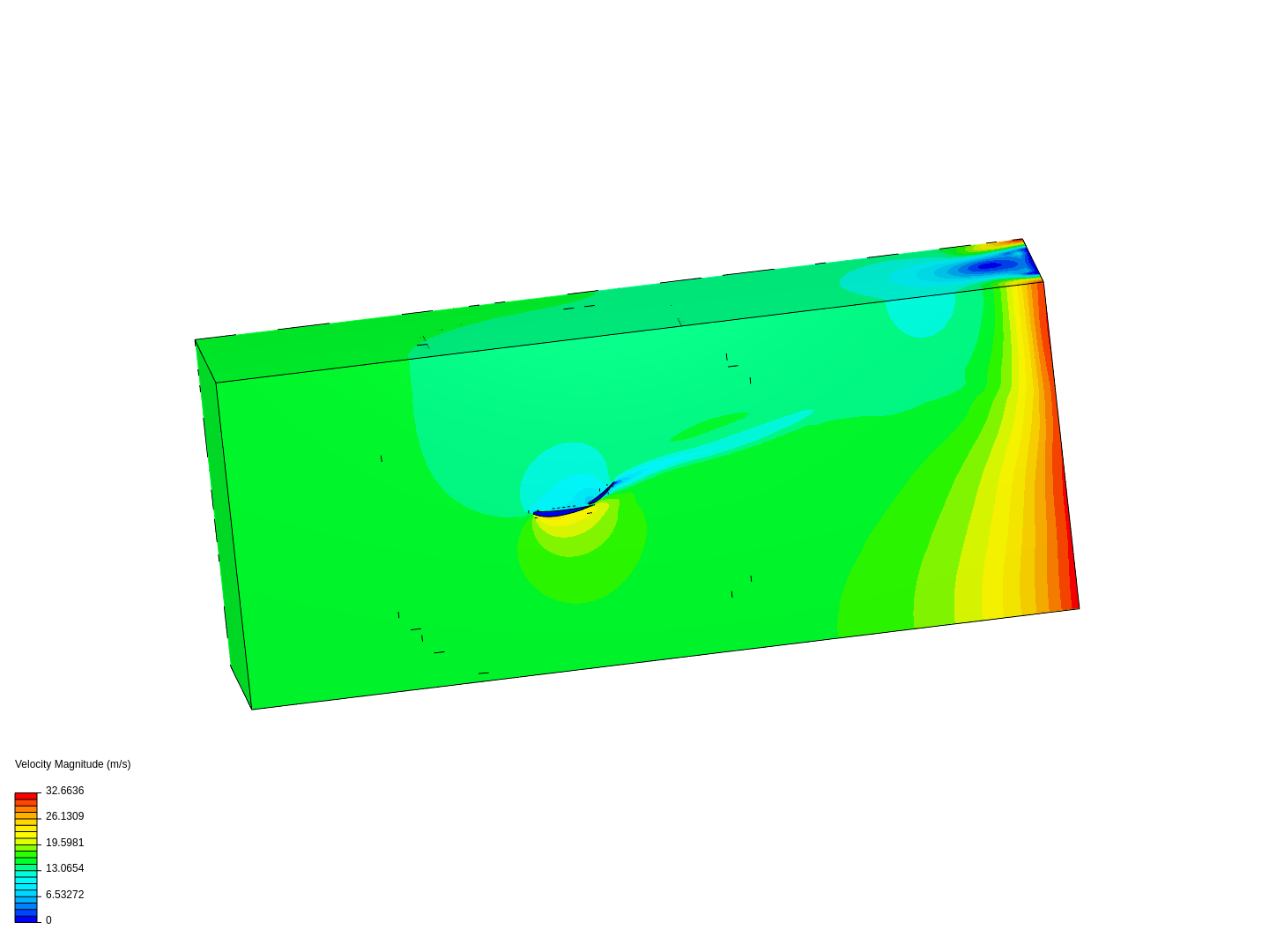 rear wing test 0512 by hankbai | SimScale