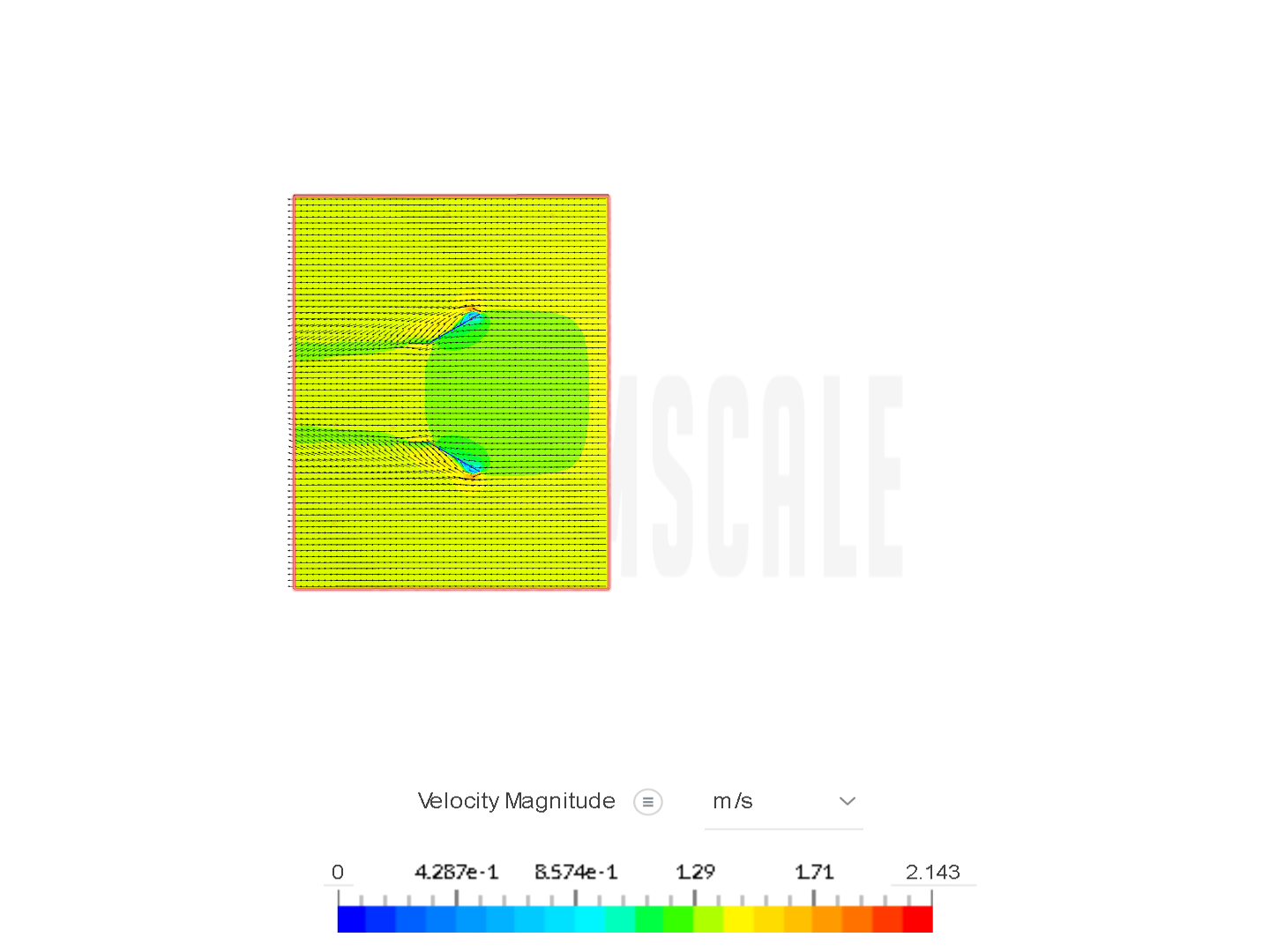 Simulation de flux avec 60 degre 5(reel) image