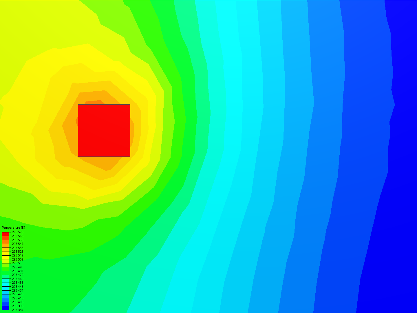 Thermal simulation image