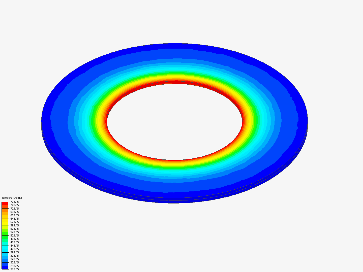 thermal test heated ring by hfairbairn | SimScale