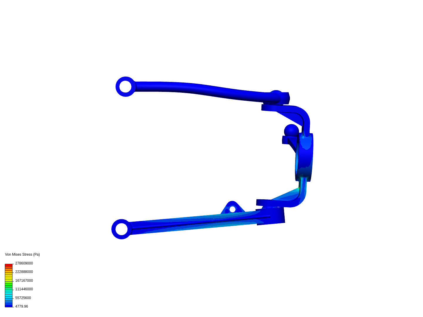 Structural Analysis of Double Wishbone Car Suspension - Copy image