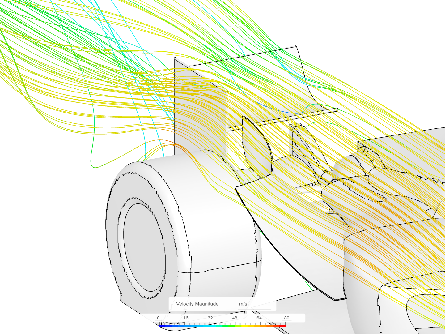 CFD Analysis of Airflow around a F1 Car to Test Aerodynamics - Copy - Copy image