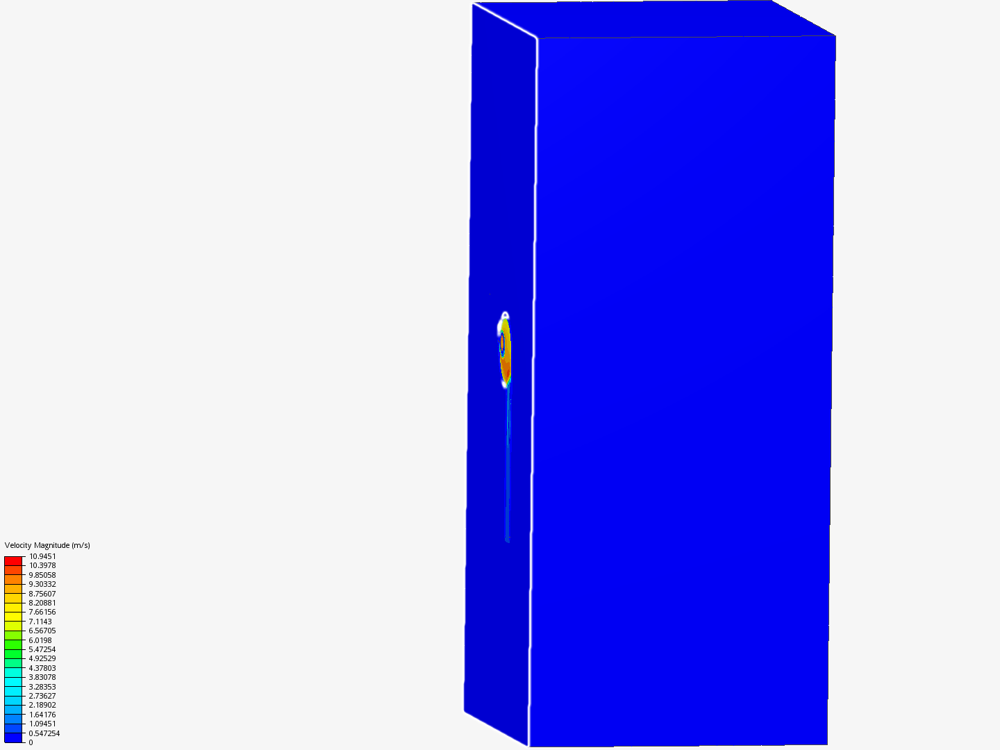 Sim Duct w/Foot Nozzle 3 by hmccarthy | SimScale