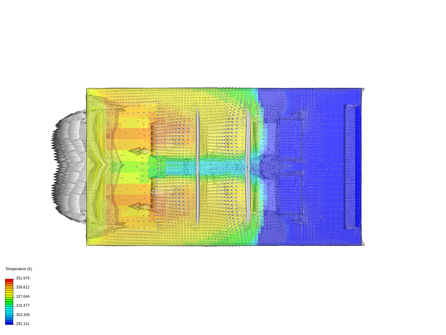 Server Room Cooling with CFD Two Configurations by hnadee...