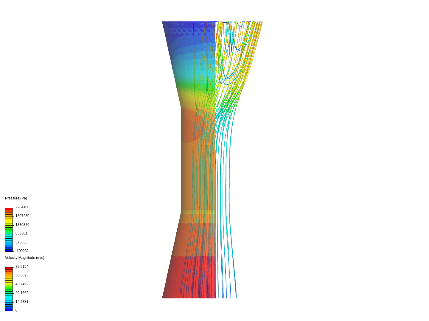 Flow Analysis of a Convergent-Divergent Nozzle image