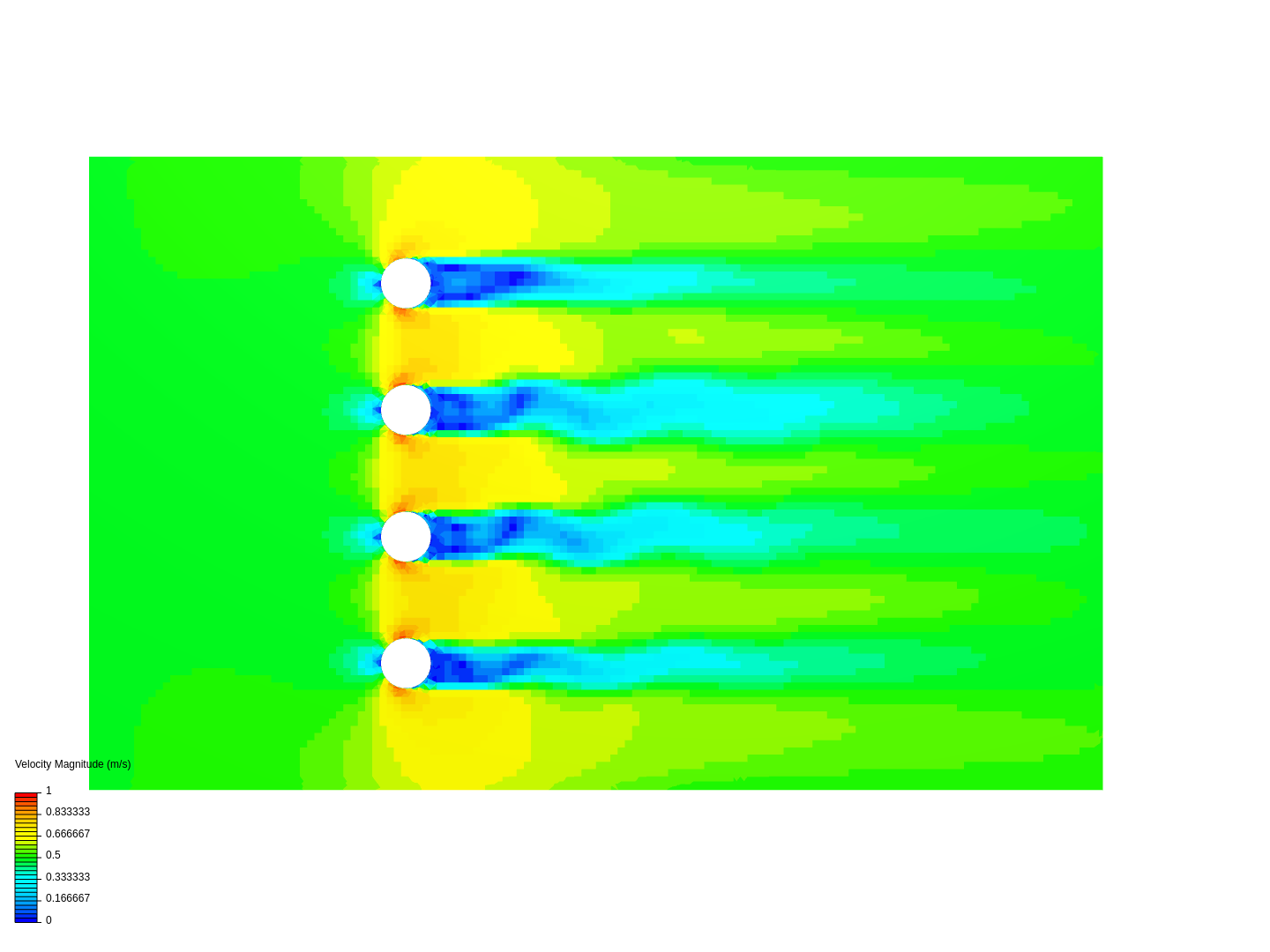 Flow pass through array cylinders image