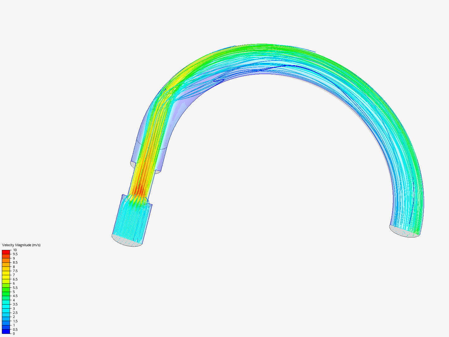 FLow sim test 1 - gradual narrowing by idioticnuke | SimScale