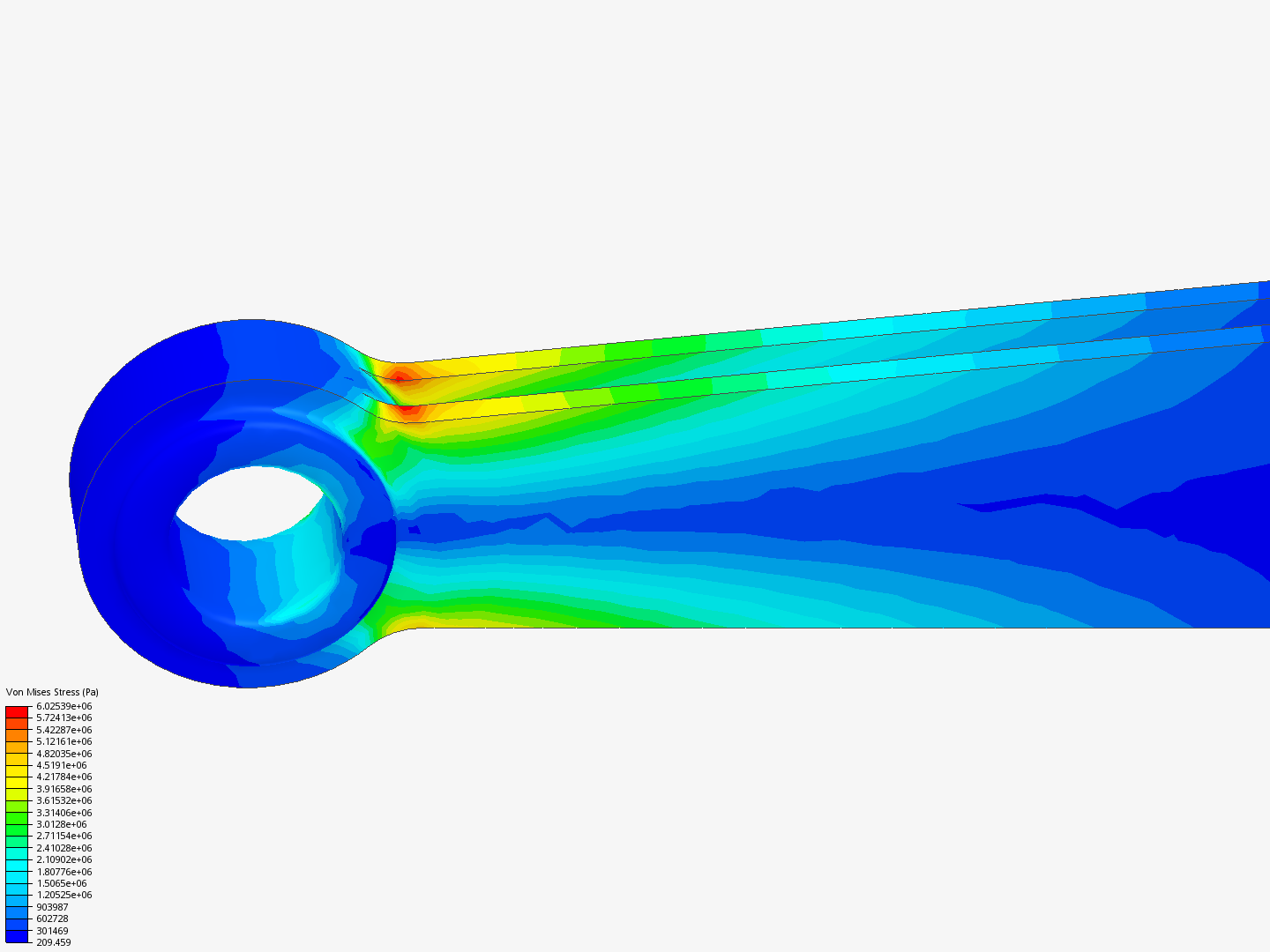 Tutorial 1: Connecting rod stress analysis by igorgavi | SimScale