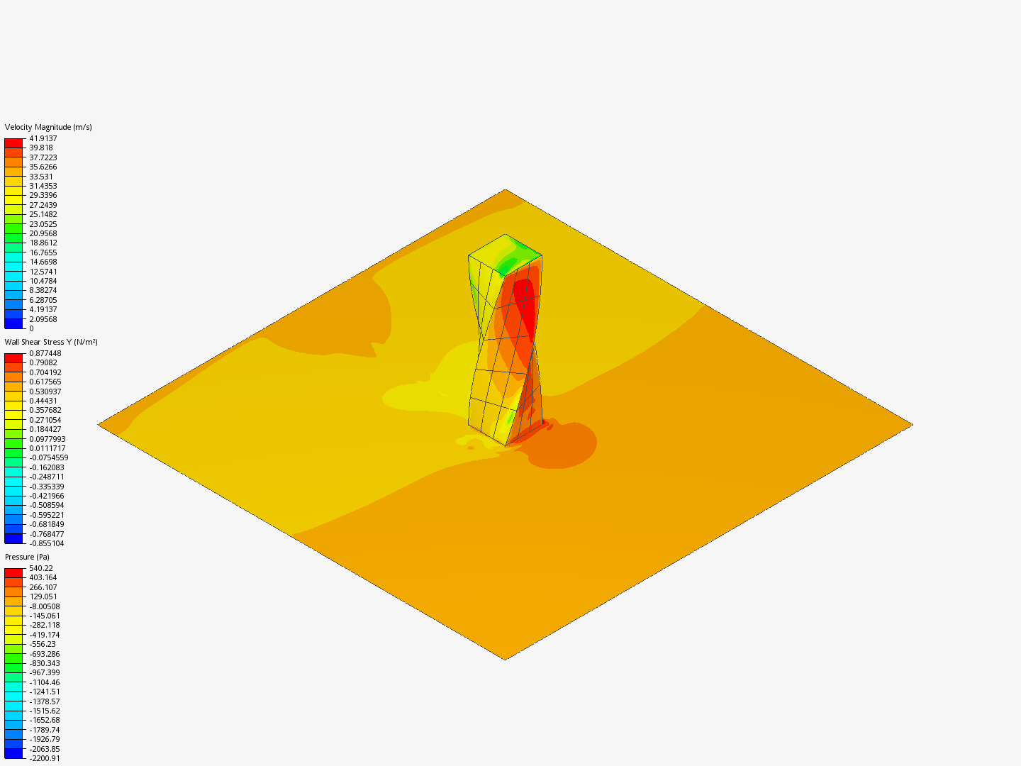 Diagrid - Wind tunnel simulation 3 image