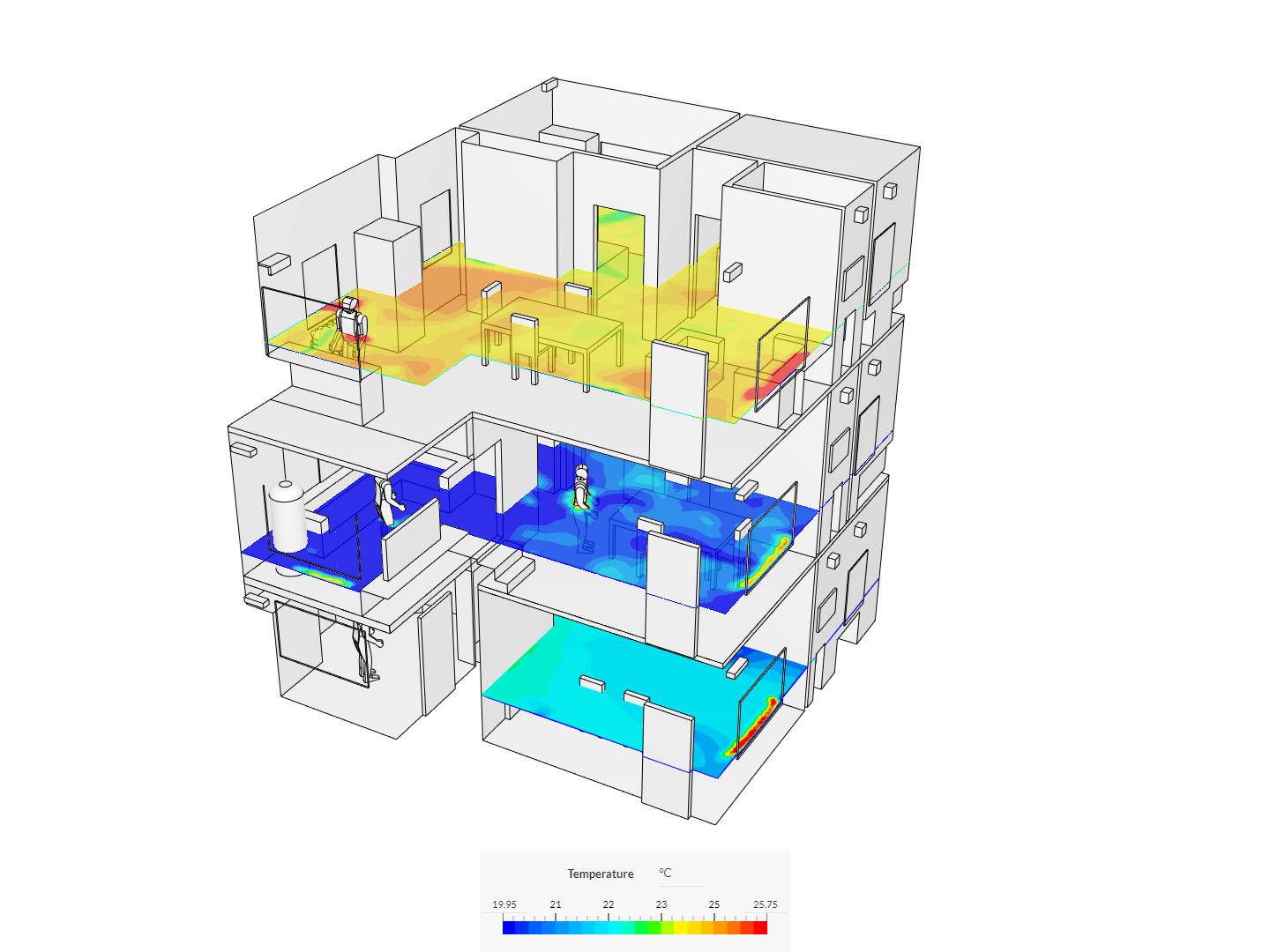 Thermal Comfort Study Example of a building image