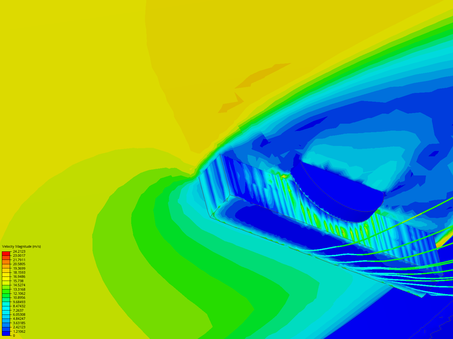 Radiator Fan CFD Trial image