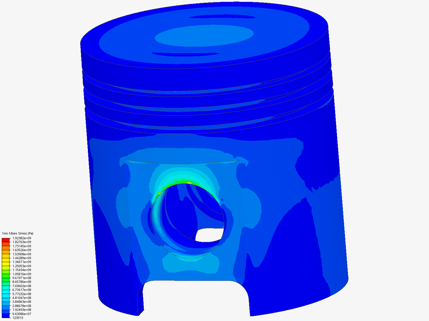 Thermomechanical Analysis of an Engine Piston image