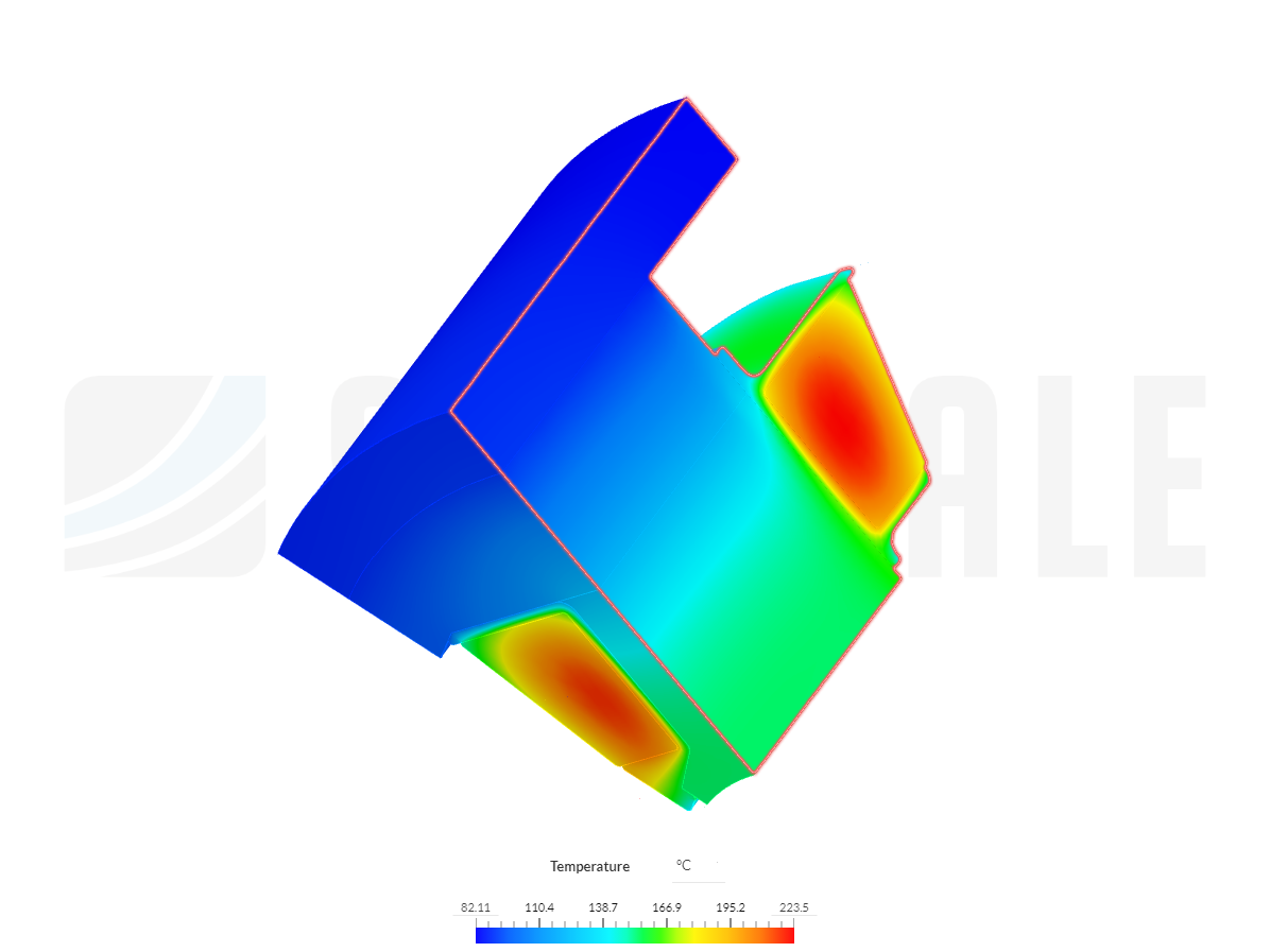 Stator Thermal FEA image
